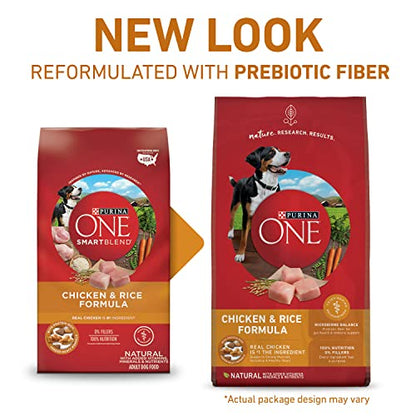 Purina ONE Chicken and Rice Formula Dry Dog Food - 31.1 lb. Bag