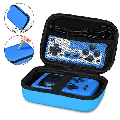 Handheld Game Console, Mini Arcade Machines Built-in 400 Classical FC Games, (Blue-400 Games)