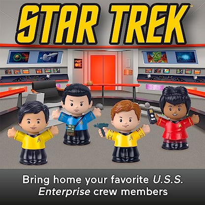 Little People Collector Star Trek Special Edition Set for Adults & Fans in a Display Gift Package, 4 Characters