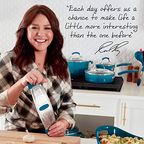 Rachael Ray Multi Stainless Steel Grater, Marine Blue, Small