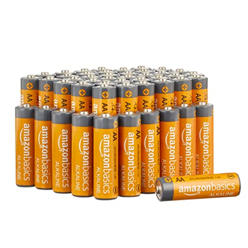 Amazon Basics 48 Pack AA High-Performance Alkaline Batteries, 10-Year Shelf Life, Easy to Open Value Pack & 20 Pack AAA High-Performance Alkaline Batteries, 10-Year Shelf Life,Easy to Open Value Pack