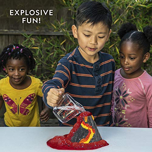 NATIONAL GEOGRAPHIC Earth Science Kit - Over 15 Science Experiments for Kids, Crystal Growing Kit, Volcano Science Kit, Dig Kits & Gemstones, STEM Project Toy for Boys and Girls (Amazon Exclusive)