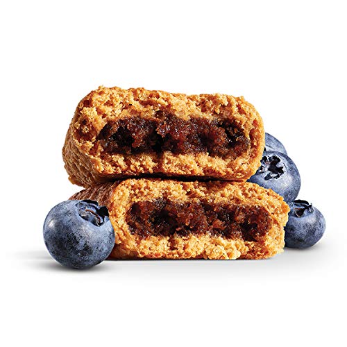 Nature’s Bakery Whole Wheat Fig Bars, Blueberry, Real Fruit, Vegan, Non-GMO, Snack bar, Twin packs- 12 count