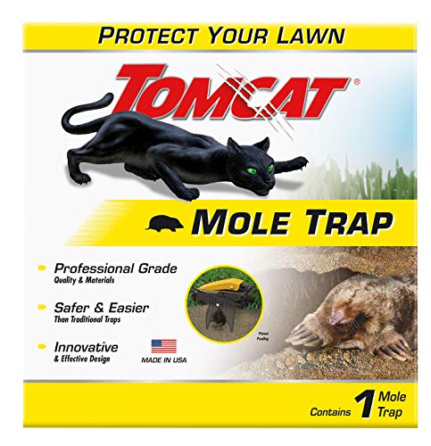 Tomcat Mole Trap, Innovative and Effective Mole Remover Trap Kills Without Drawing Blood, Reusable and Hands-Free, 1 Trap