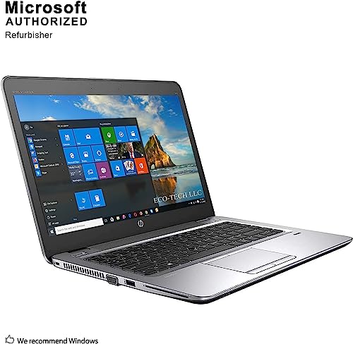 HP EliteBook 840 G3 Business Laptop Computer, 14" Anti-Glare FHD Display, Intel Core i5-6300U 2.80GHz, 16GB DDR4 RAM, 1TB SSD, CAM, Windows 10 Pro 64 (Renewed), Black