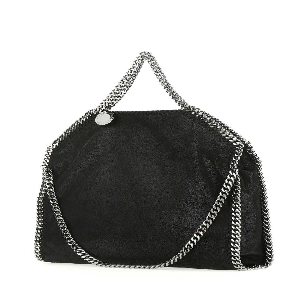 Stella Mccartney Woman Black Shaggy Deer Medium Falabella Handbag