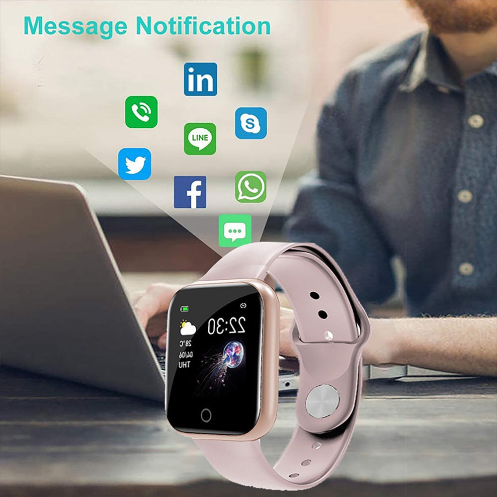  Waterproof Smart Watch Pressure Heart Rate Monitor Fitness Tracker with Temperature for Android iPhone Sport Wear For Men Women Steel Band