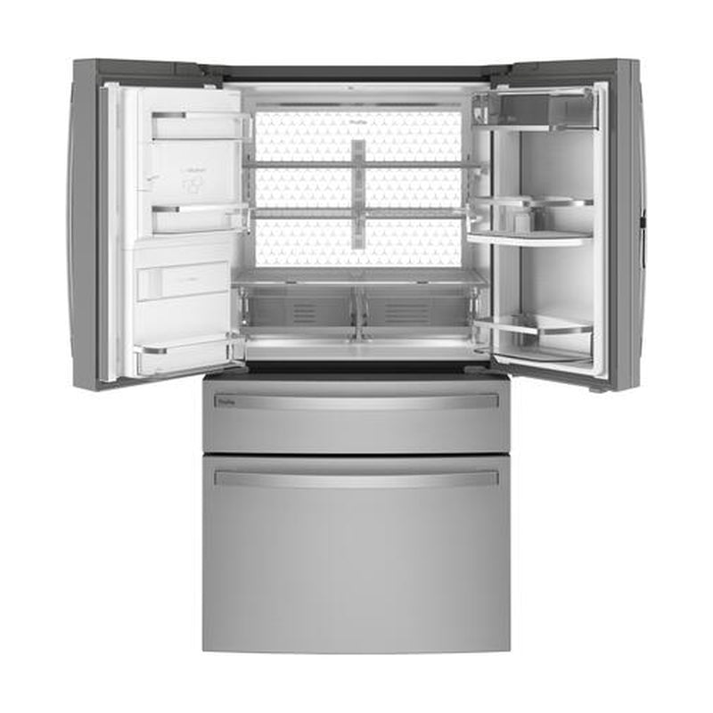 GE Profile 27.9 Cu Ft Smart Fingerprint Resistant French Door Refrigerator, Stainless Steel