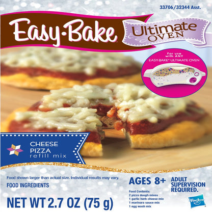 Easy-Bake Ultimate Oven Cheese Pizza Refill Pack, for Ages 8 and up