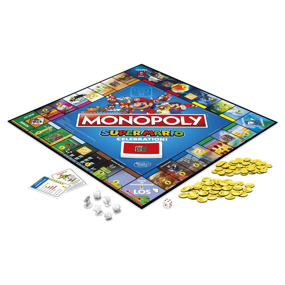 Monopoly Super Mario Celebration Edition Board Game for Kids Ages 8 and Up