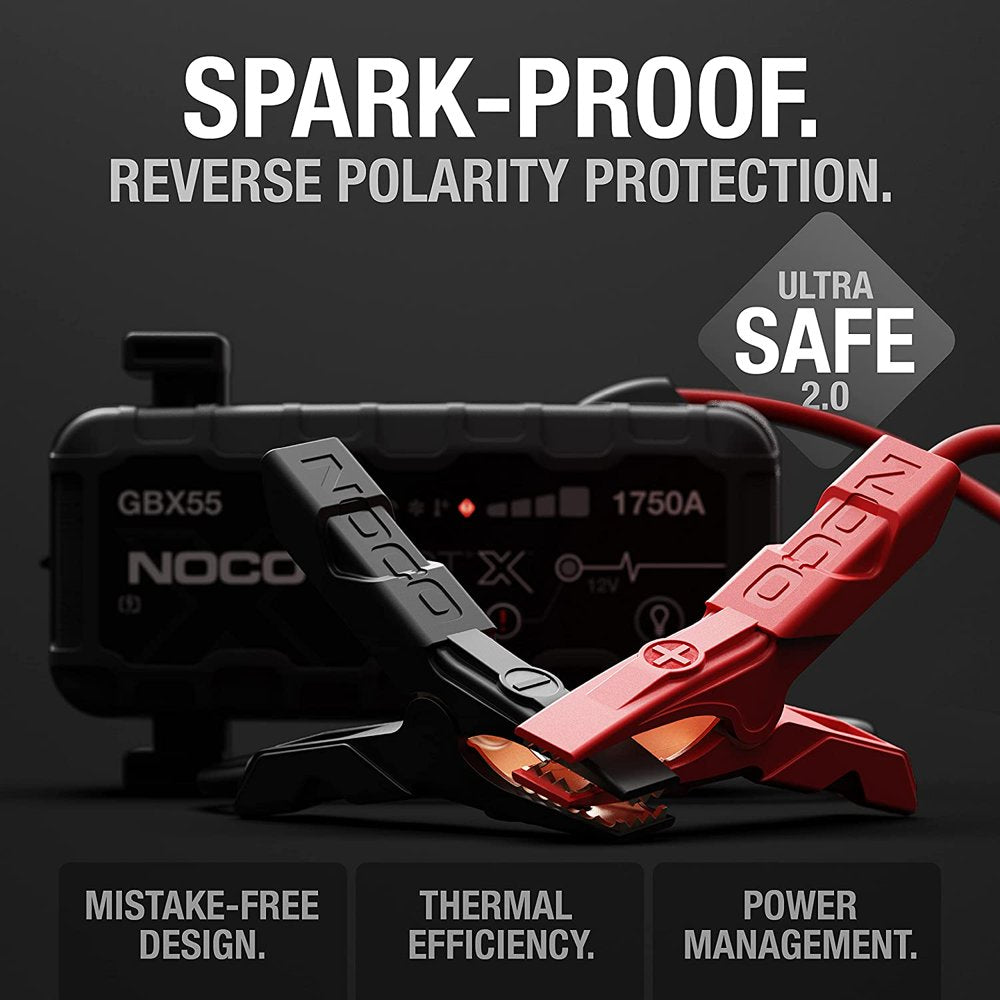 NOCO Boost X GBX55 1750A 12V UltraSafe Portable Lithium Jump Starter