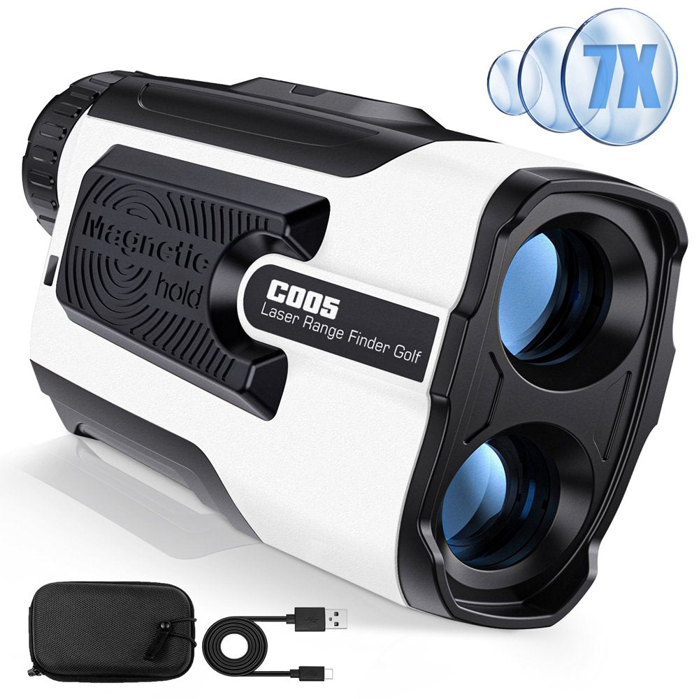 Laser Golf Rangefinder 900 Yards | 7X Magnification with Slope Switch, C005