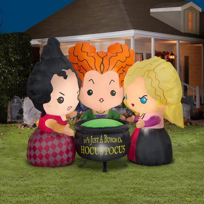 Airblown Inflatables Hocus Pocus Sisters Disney 4 Ft Tall