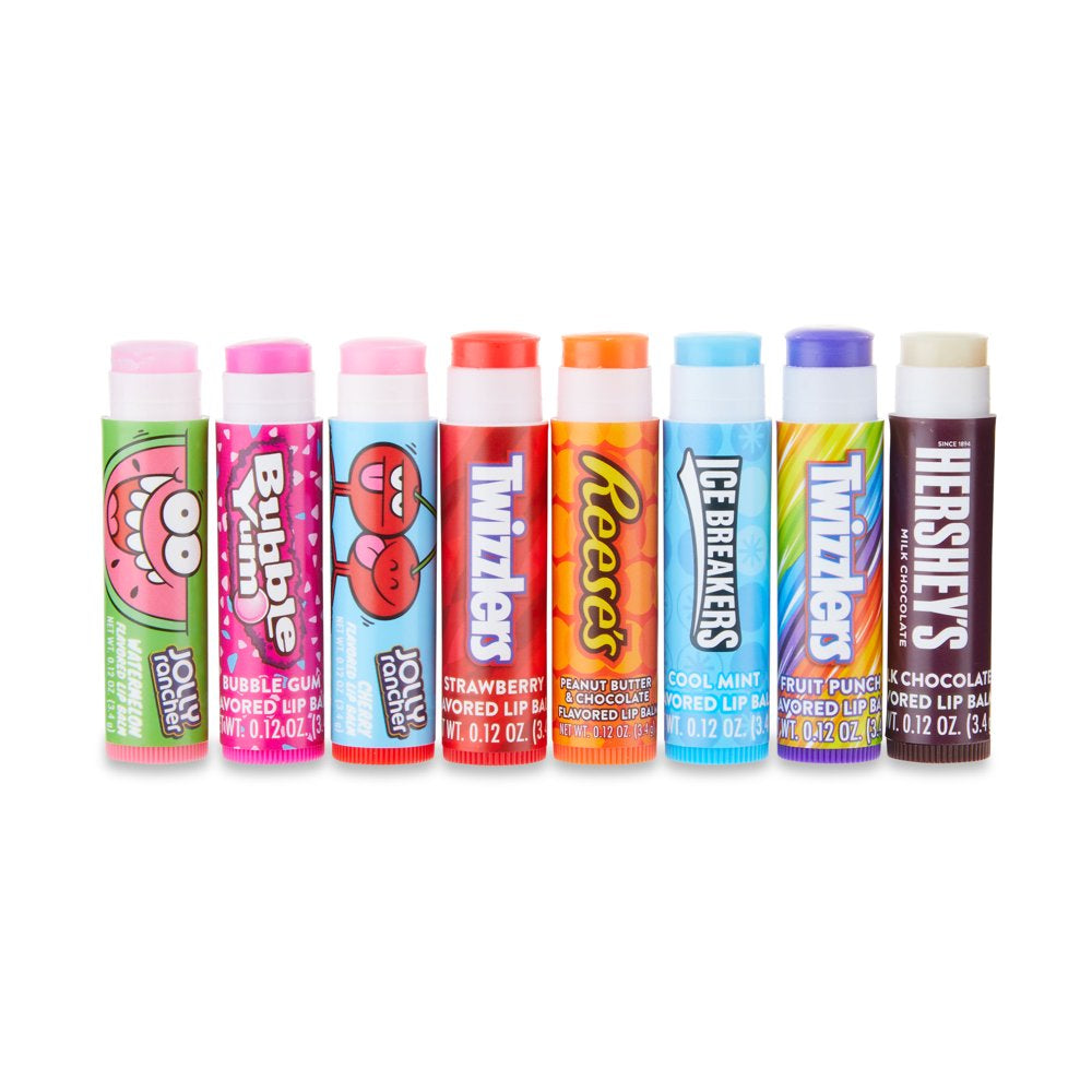 Hershey Flavored Lip Balm, 8 Count