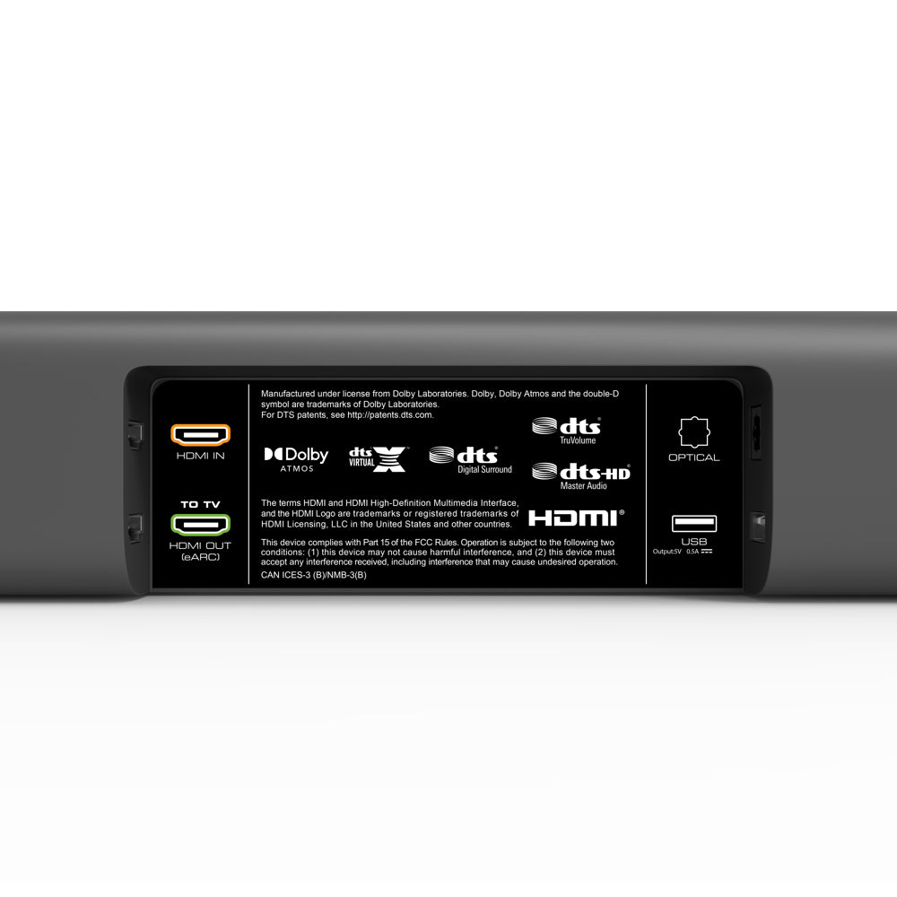 VIZIO M-Series 2.1 Premium Sound Bar with Dolby Atmos, DTS:X, Wireless Subwoofer M215A-J6