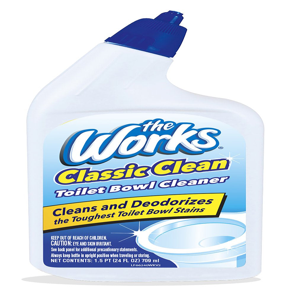 The Works Basic Deodorizing Toilet Bowl Cleaner, 24 Fl. Oz.