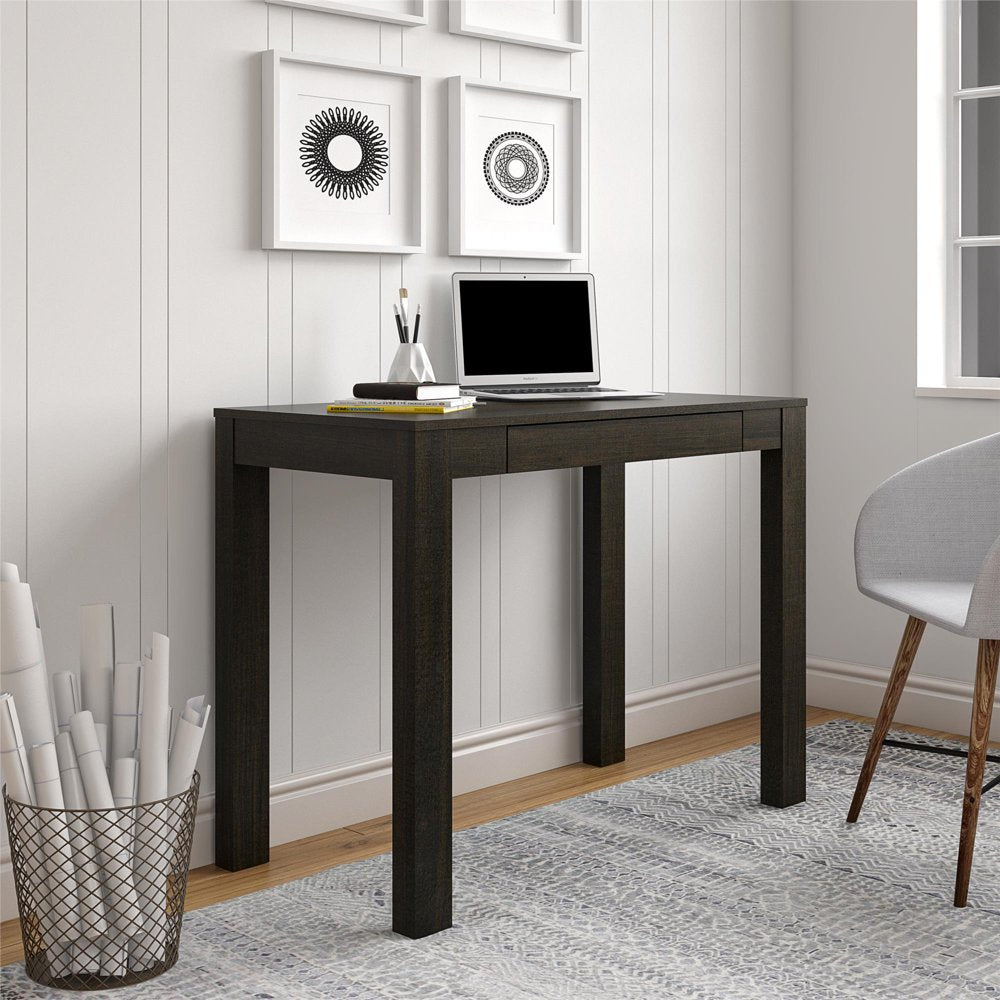 Mainstays Parsons Office Living Room Desk, Espresso Finish