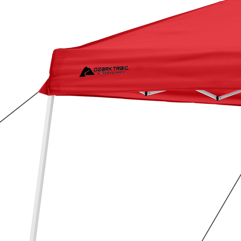 Ozark Trail 10' X 10' Simple Push Slant Leg Canopy (100 Sq. Ft.)