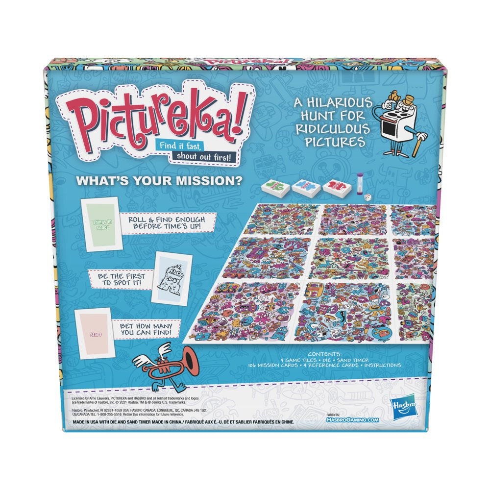 Pictureka! Game, Picture Game, Board Game for Kids, Fun Family Board Games, Board Games for 6 Year Olds and Up