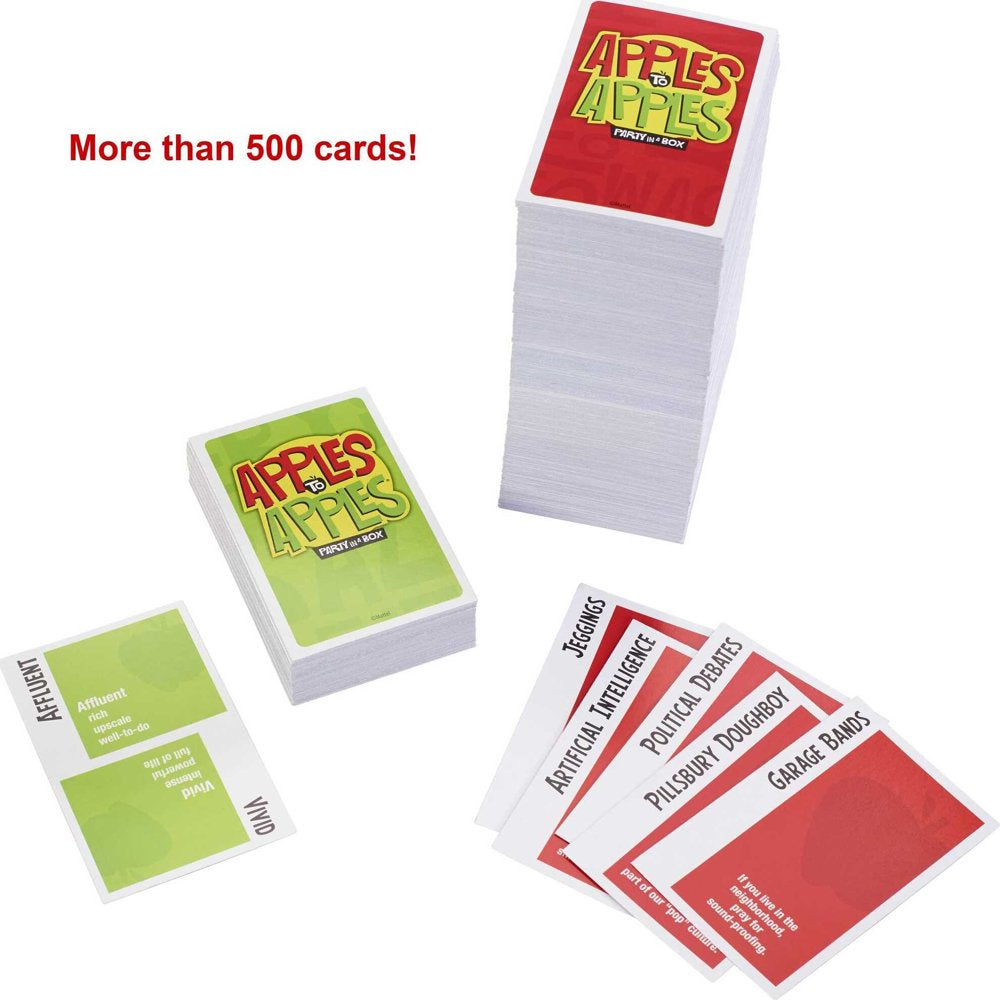 Apples to Apples Card Game, Family Game for Game Night with Family-Friendly Words