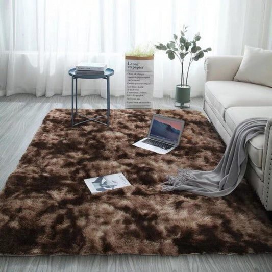  Long Plush Area Rug Ultra Soft Fluffy Washable Non-Slip Decorative Floor Mat for Living Room Bedroom Playing Room