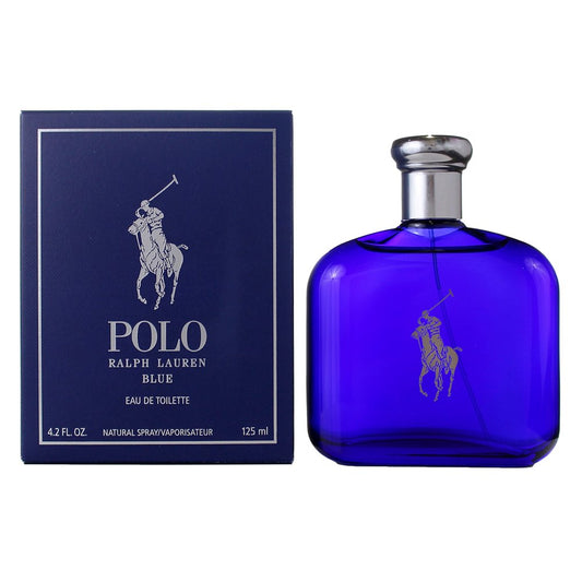 Ralph Lauren Polo Blue Eau De Toilette, Cologne for Men, 4.2 oz