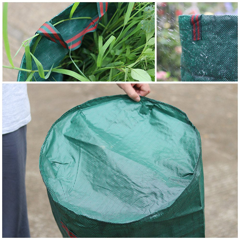 Garden Leaf Garbage Bag Pp Woven Cloth, Reusable Gardening Lawn Leaf Bag Garden Tote Bag