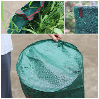 Garden Leaf Garbage Bag Pp Woven Cloth, Reusable Gardening Lawn Leaf Bag Garden Tote Bag