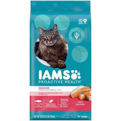 IAMS Proactive Health Salmon Dry Cat Food, 7 lb Bag