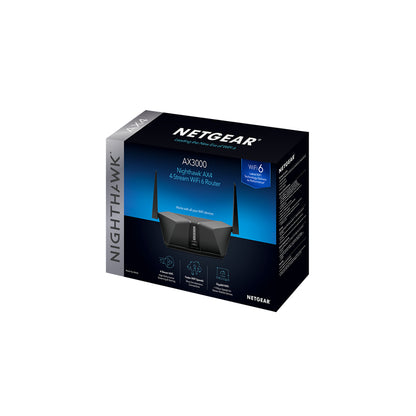 NETGEAR - Nighthawk AX3000 WiFi 6 Router, 3Gbps (RAX35)