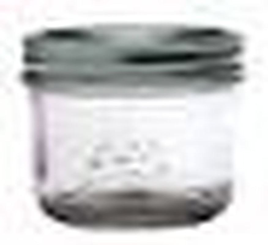 Kerr Canning Jars, Wide Mouth Half-Pint (8 oz.) Mason Jars with Lids and Bands, 12 Count