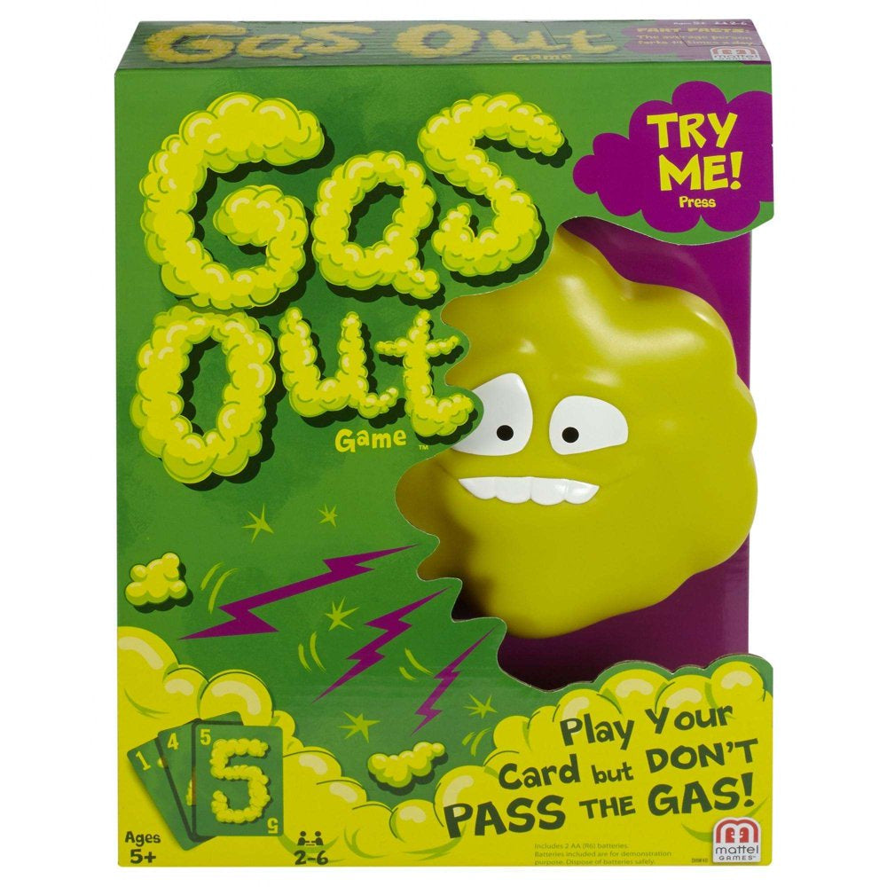 Gas Out Kids Game for Family Night with Hilarious Electronic Fart Sounds From a Plastic Gas Cloud