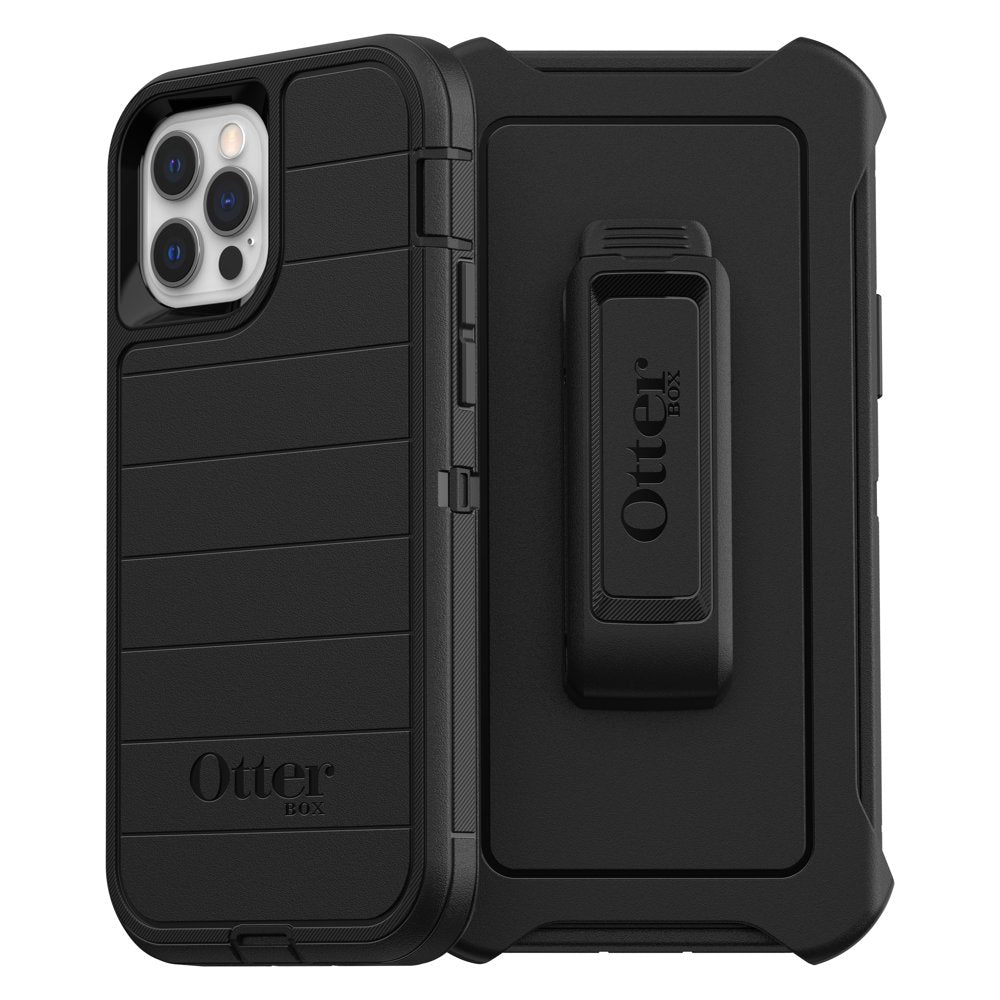 OtterBox Defender Series Pro Phone Case for Apple iPhone 12, iPhone 12 Pro - Black