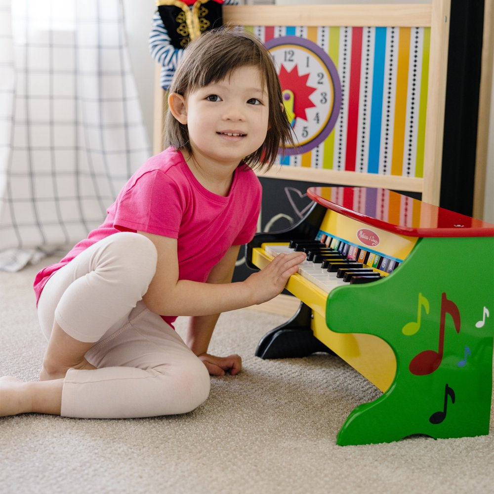 Melissa & Doug Learn-to-Play Piano with 25 Keys and Color-Coded Songbook, Toy Piano for Toddlers Ages 3+