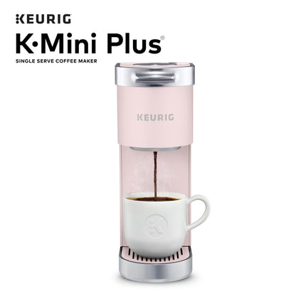 Keurig K-Mini plus Single Serve K-Cup Pod Coffee Maker, Dusty Rose