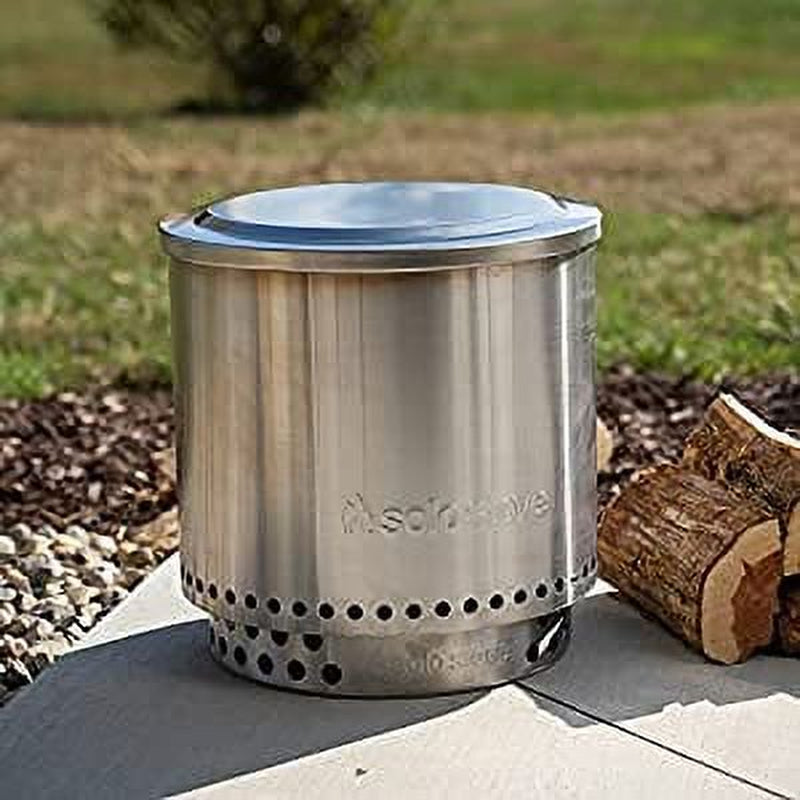 Solo Stove Ranger Lid, Accessories for Fire pit, Stainless Steel, weather resistant