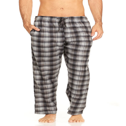 DARESAY Mens 3 Pack Pajama Pants for Men, Microfleece Pajama Pants, Men's Pajamas, Sleep pants with Pockets, Up to Size 3XL