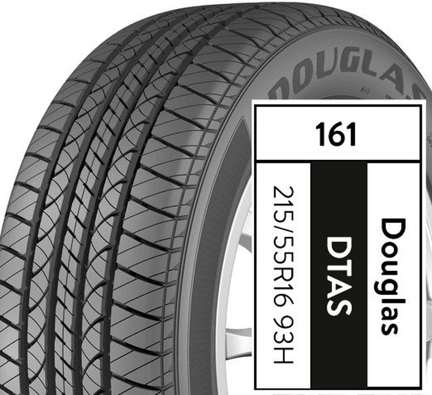 Douglas Touring A/S 215/55R16 93H All-Season Tire