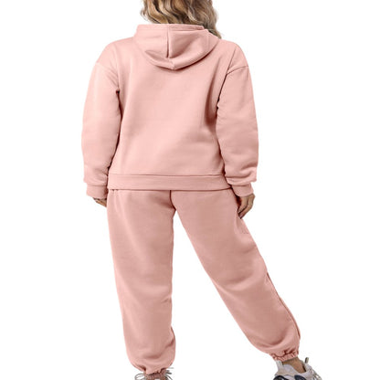 UVN Tracksuit for Women Hoodie 2 Piece Set Sweatsuit Casual Sweatshirt Sweatpant Jogging Outfit with Pockets