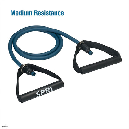 Gym Essentials Kit, Includes Jump Rope, Push-up Bars, Ab Wheel and Medium Resistance Tube