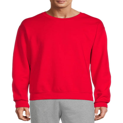 Athletic Works Men's Fleece Crewneck Sweatshirt, Sizes S-4XL