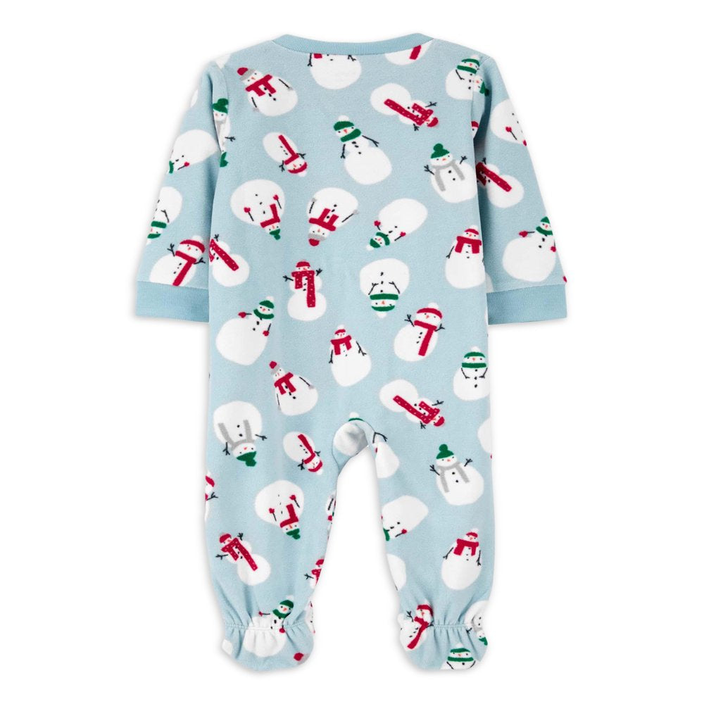 Carter's Child of Mine Baby and Toddler Holiday One-Piece Pajamas, Sizes 0-5T