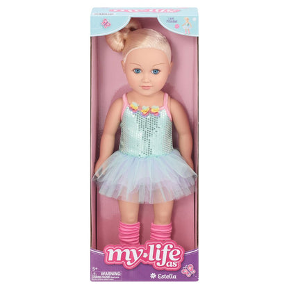 My Life As Estella Posable 18 inch Doll, Blonde Hair, Blue Eyes