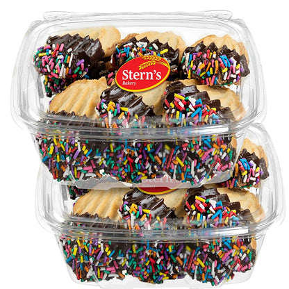 Italian Cookies | Fancy Bakery Cookies | Gourmet Cookies | Perfect for Birthdays, Holidays & all Occasions | Dairy, & Nut Free | 12 oz Stern’s Bakery [2 Pack] (Italian Fancy Cookies)