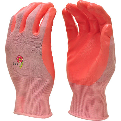  Women's Garden Gloves, Assorted Colors, Women's Medium, 6 Pairs