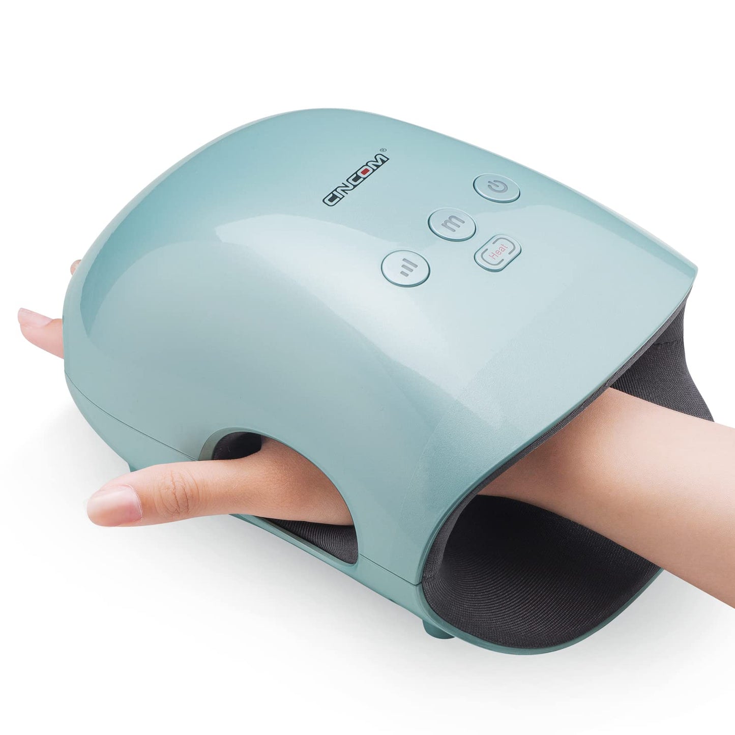 CINCOM Hand Massager（FSA or HSA Eligible）- Cordless Hand Massager with Heat and Compression for Arthritis and Carpal Tunnel - Gifts for Women(Blue)