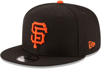 New Era MLB 9FIFTY Adjustable Snapback Hat Cap One Size Fits All (San Francisco Giants Black)