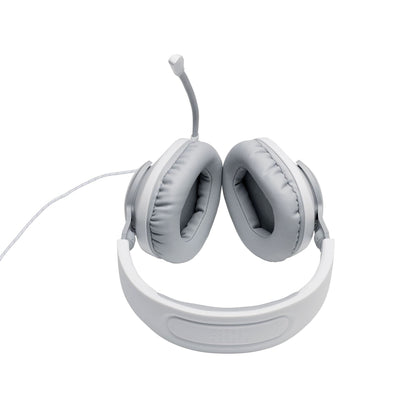 JBL Quantum 100 - Wired Over-Ear Gaming Headphones - White, Large
