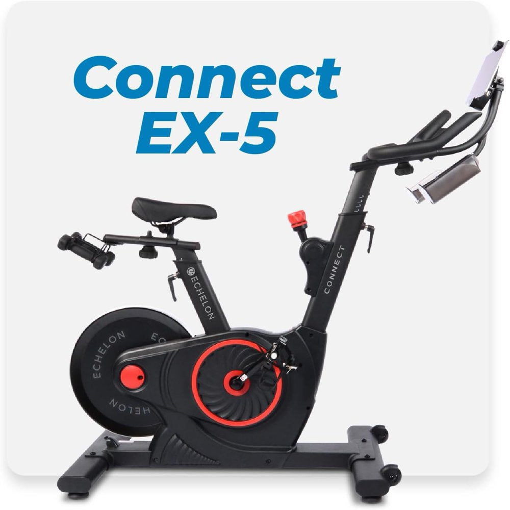 Echelon Smart Fitness Bike - 30-Day Free Membership - Compact Design - Cushioned Seat - 32 Resistance Levels - Top Instructors - Bluetooth