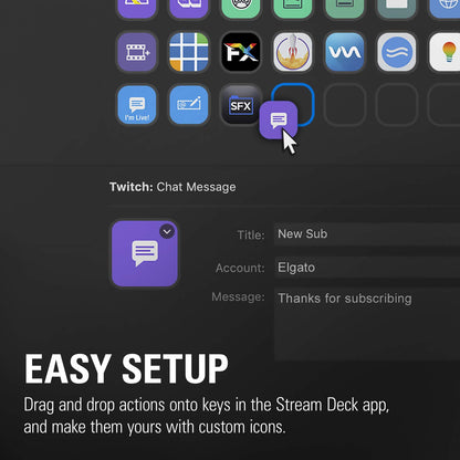 Elgato Stream Deck XL – Advanced Studio Controller, 32 macro keys, trigger actions in apps and software like OBS, Twitch, YouTube and more, works with Mac and PC